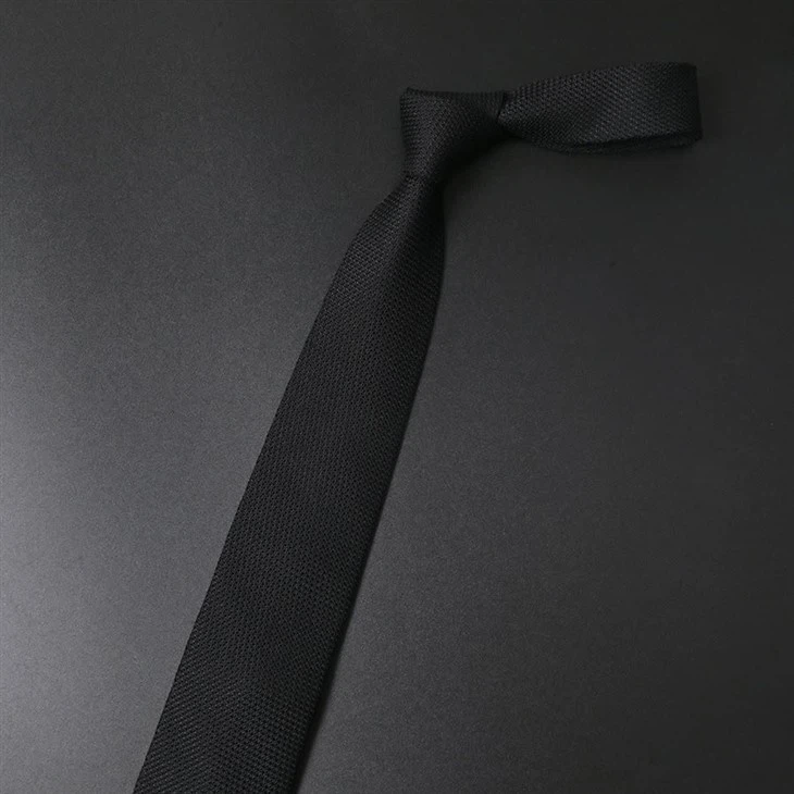 Black Grenadine Tie