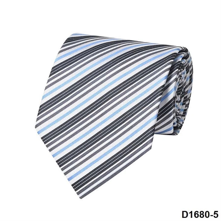 Mixed Jacquard Stripe Tie
