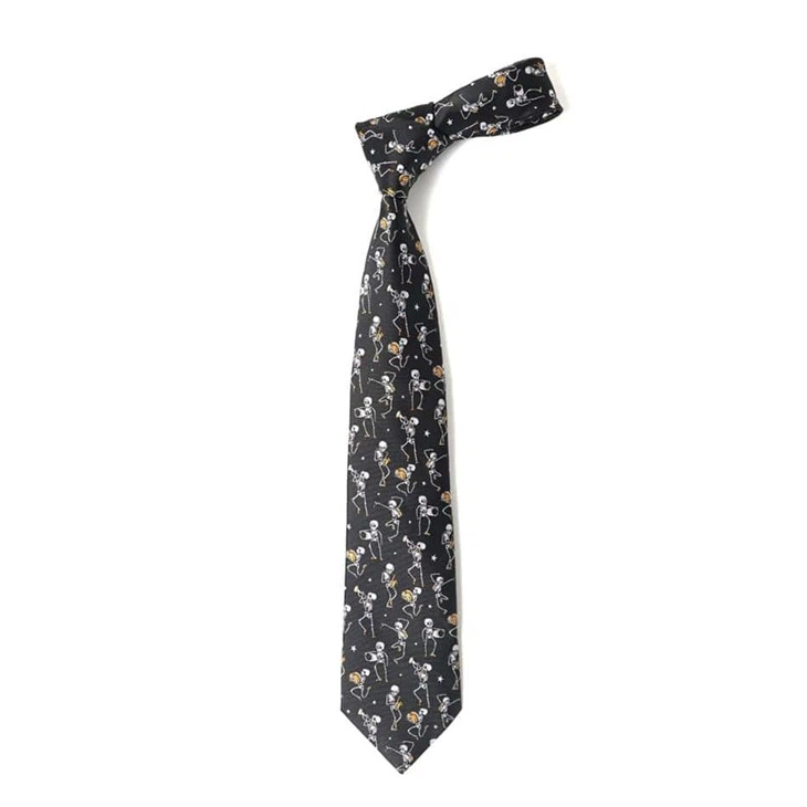 YiLi Halloween Skull Pattern Ties - Festive Collection